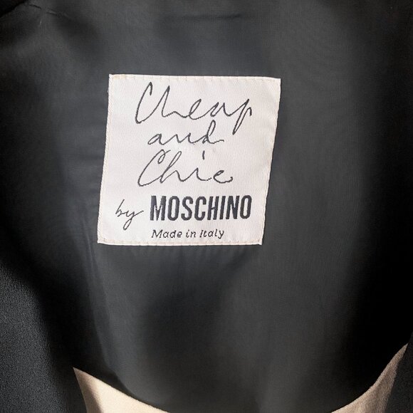 Moschino Cheap & Chic - Tuxedo Illusion Dress - Picture 8 of 8